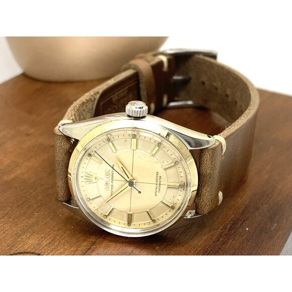 Rolex Oyster Perpetual 6565 Chronometer Men's Watch Swiss Automatic Vintage - Picture 7 of 13